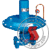 Self-force differential pressure control valve