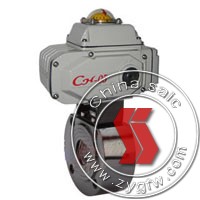 electric wafer ball valve